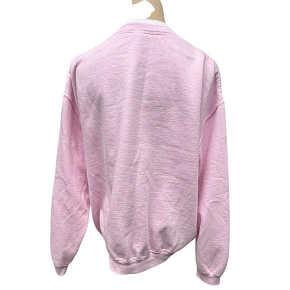 Decorated Originals Pink Snowman Graphic Crewneck Sweatshirt Womens XL Christmas - Picture 3 of 11